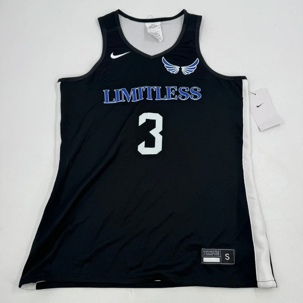 Nike Limitless Basketball Jersey‎ Women's Size S Black Number 3 Sleeveless